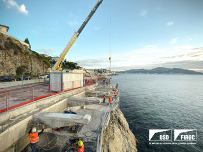 Image absente - [MARSEILLE] Réhabilitation des encorbellements de la Corniche Kennedy 