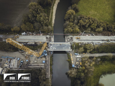 Image absente - [SASSEGNIES (59)] Remplacement d’un pont ferroviaire centenaire dans le département du Nord.