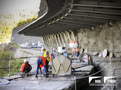 Image absente - [DESCENTE DES EGRATZ] Travaux de remplacement des encorbellements béton de la route blanche (RN205)