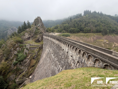 Image absente - 📍[Loire – Massif central – Parc naturel régional du Pilat – Planfoy (42)] – Démolition du béton de bouchon dans le cadre du changement de la conduite de la galerie de vidange de fond du barrage du Gouffre d’Enfer.