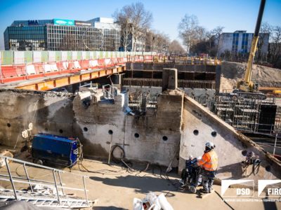 Image absente - [EOLE] Prolongement du RER E – Démolition du pont route Arago situé à Nanterre (92).